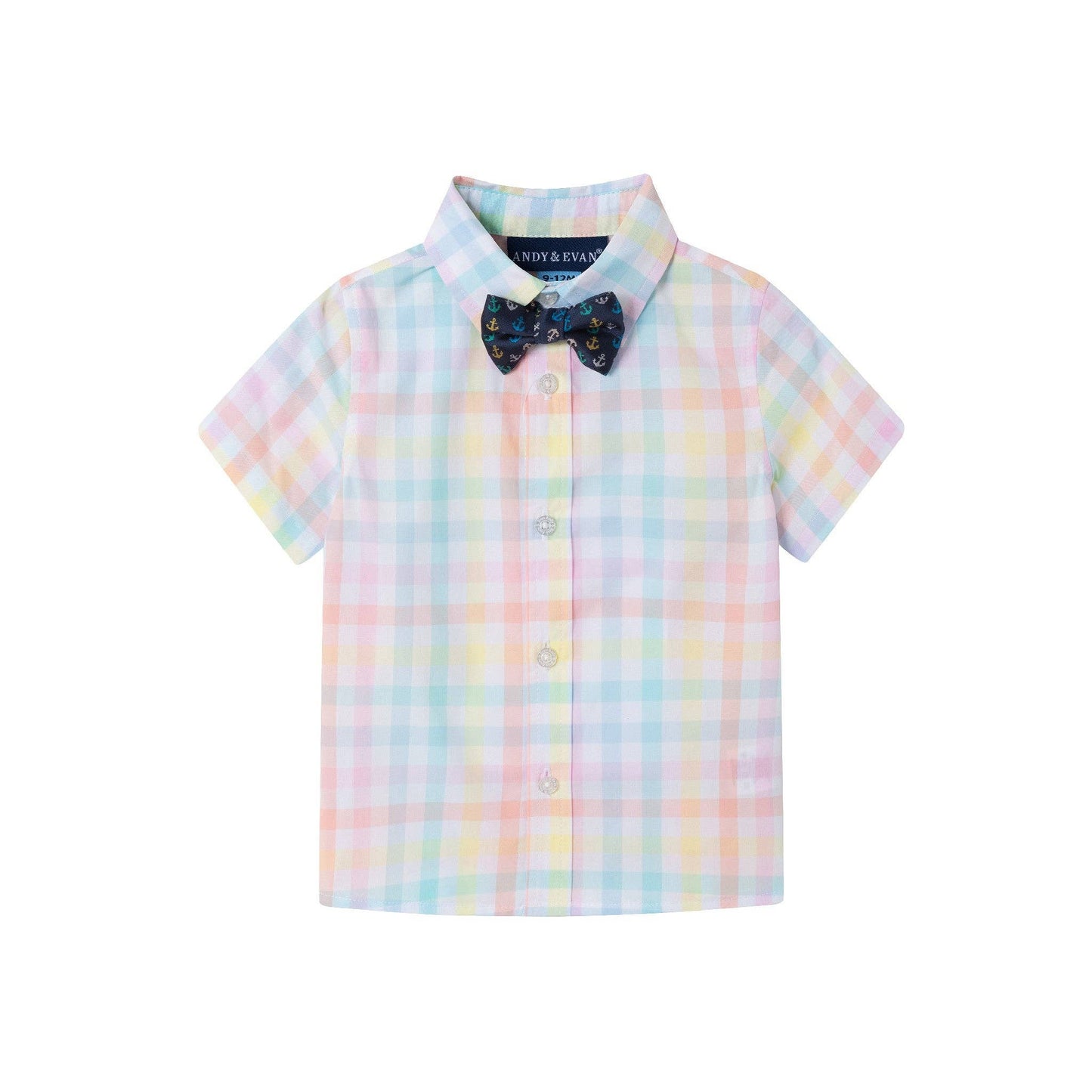 Plaid 3 piece set w/ bowtie