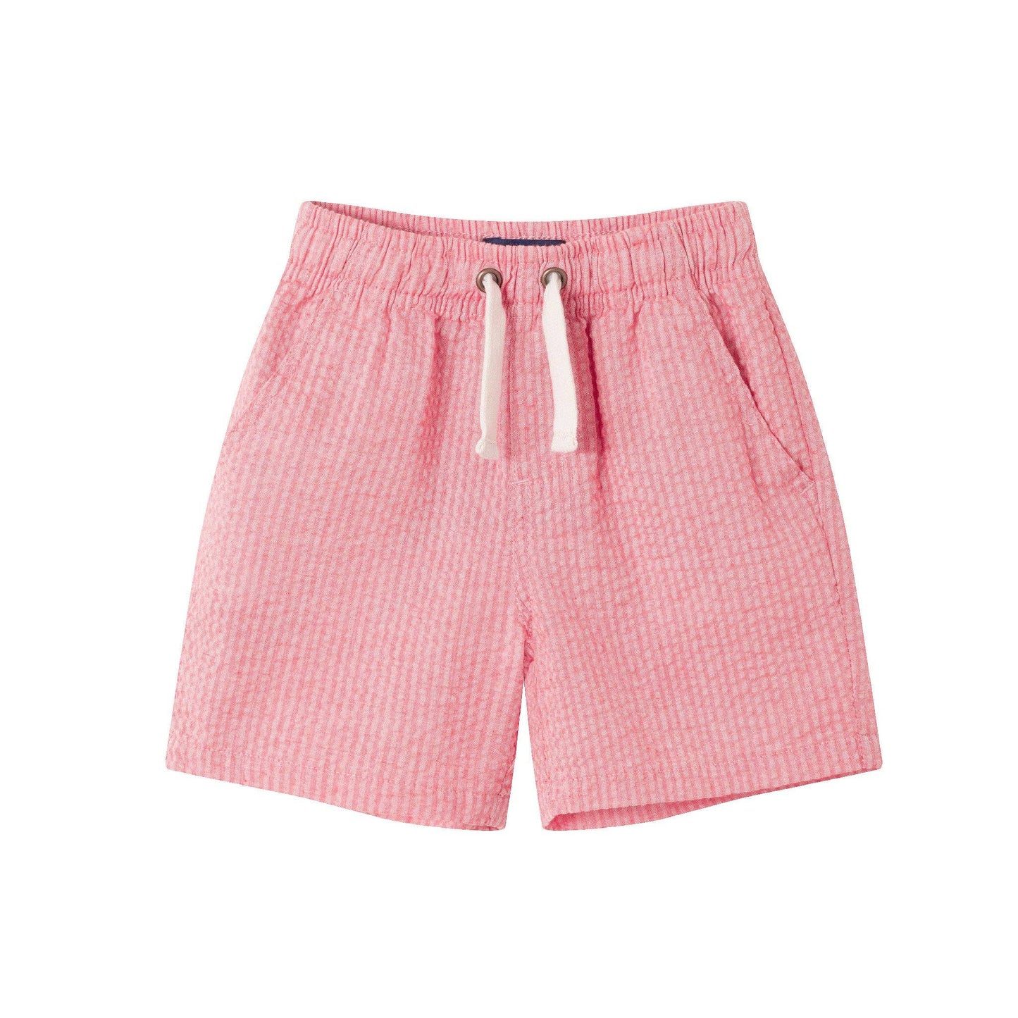 Coral Seersucker Short Set