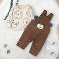 Corduroy Bear Overalls