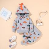 Dino Hooded Set