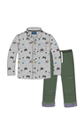 Gamer Button Down Set