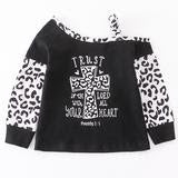 Leopard Cross Off-Shoulder Top