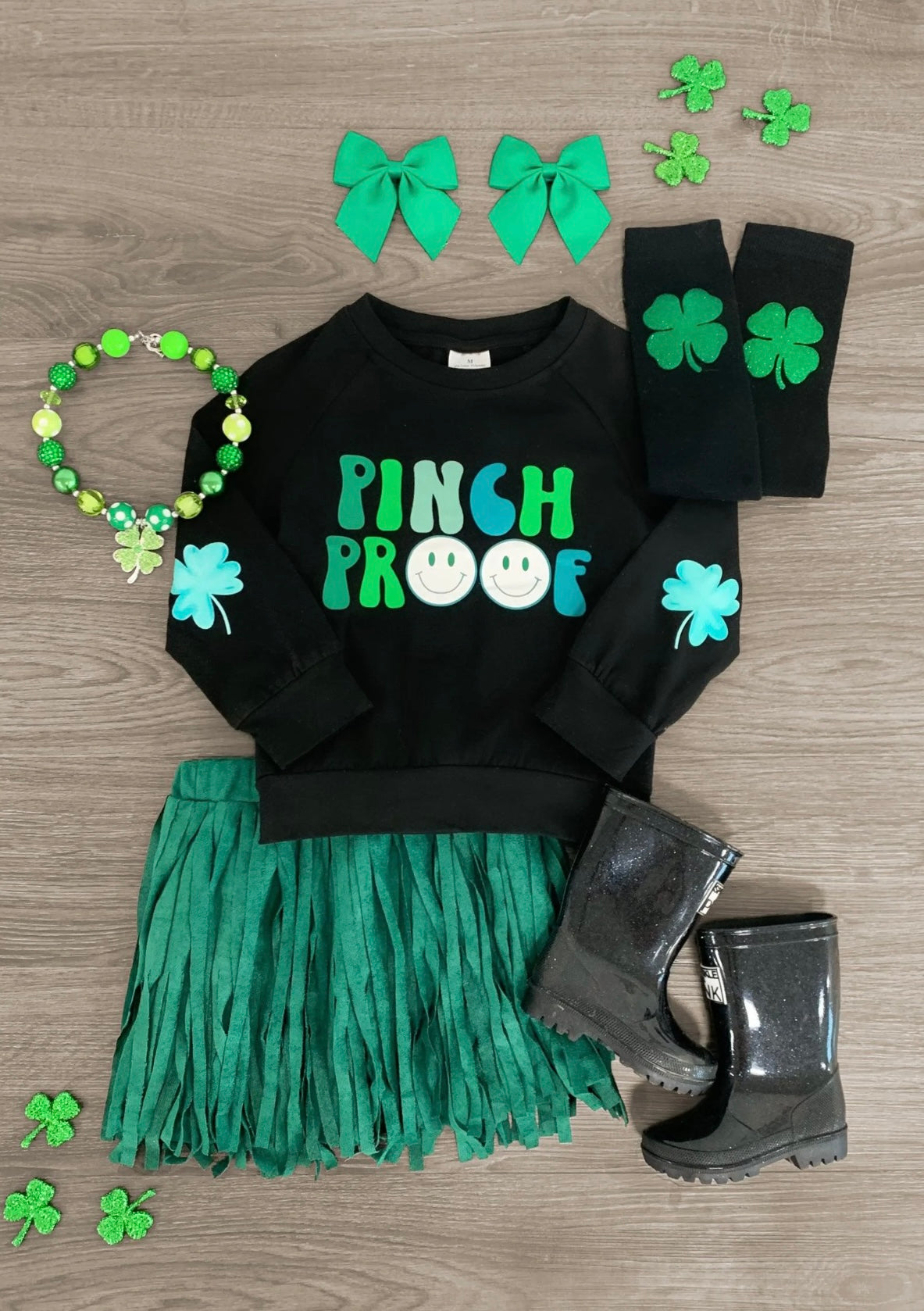 "Pinch Proof" Fringe Skirt Set