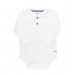 White Henley Bodysuit