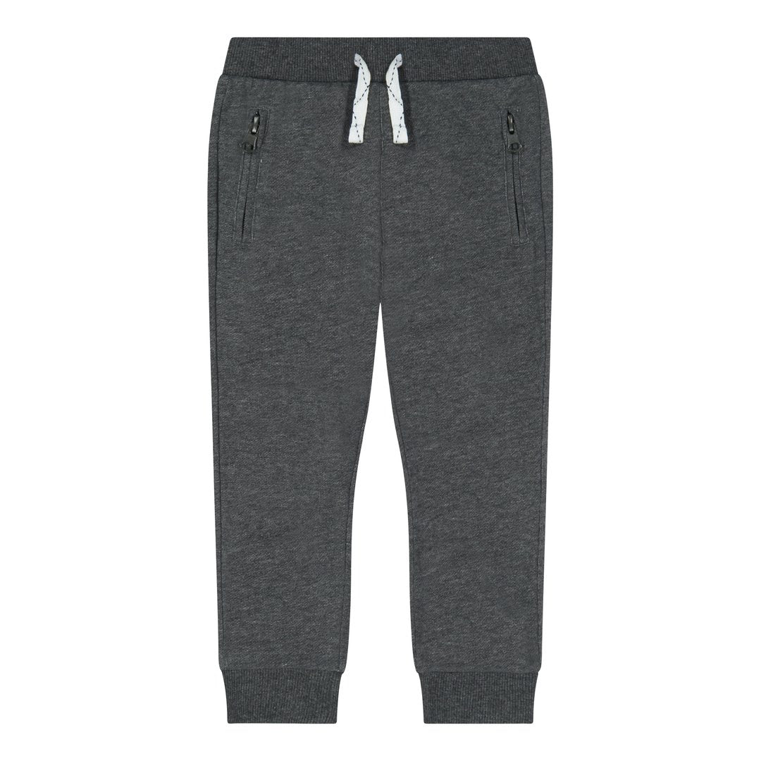 Gray Joggers w/Zipper Pockets